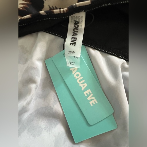 Women Leopard Plus Size Tankini Swimsuit Flowy Swimdress Bathing Suit Boy Shorts - Picture 9 of 10